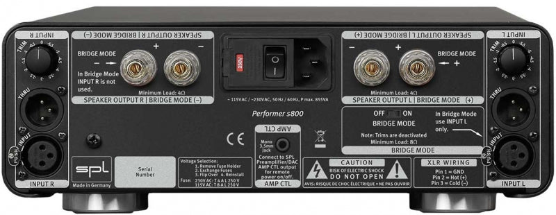SPL Performer S800 — vue 2
