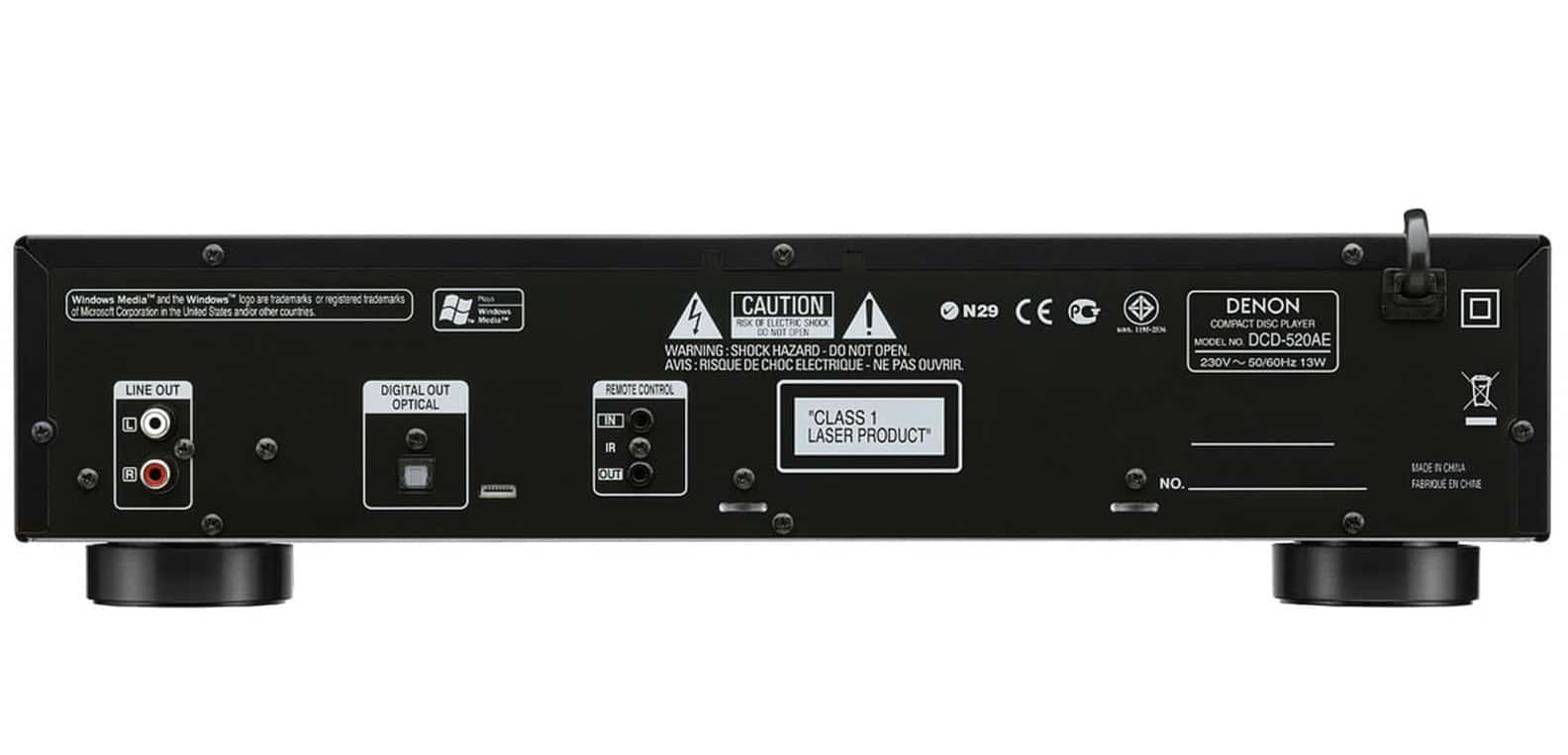 Denon DCD-520AE - Noir — vue 2