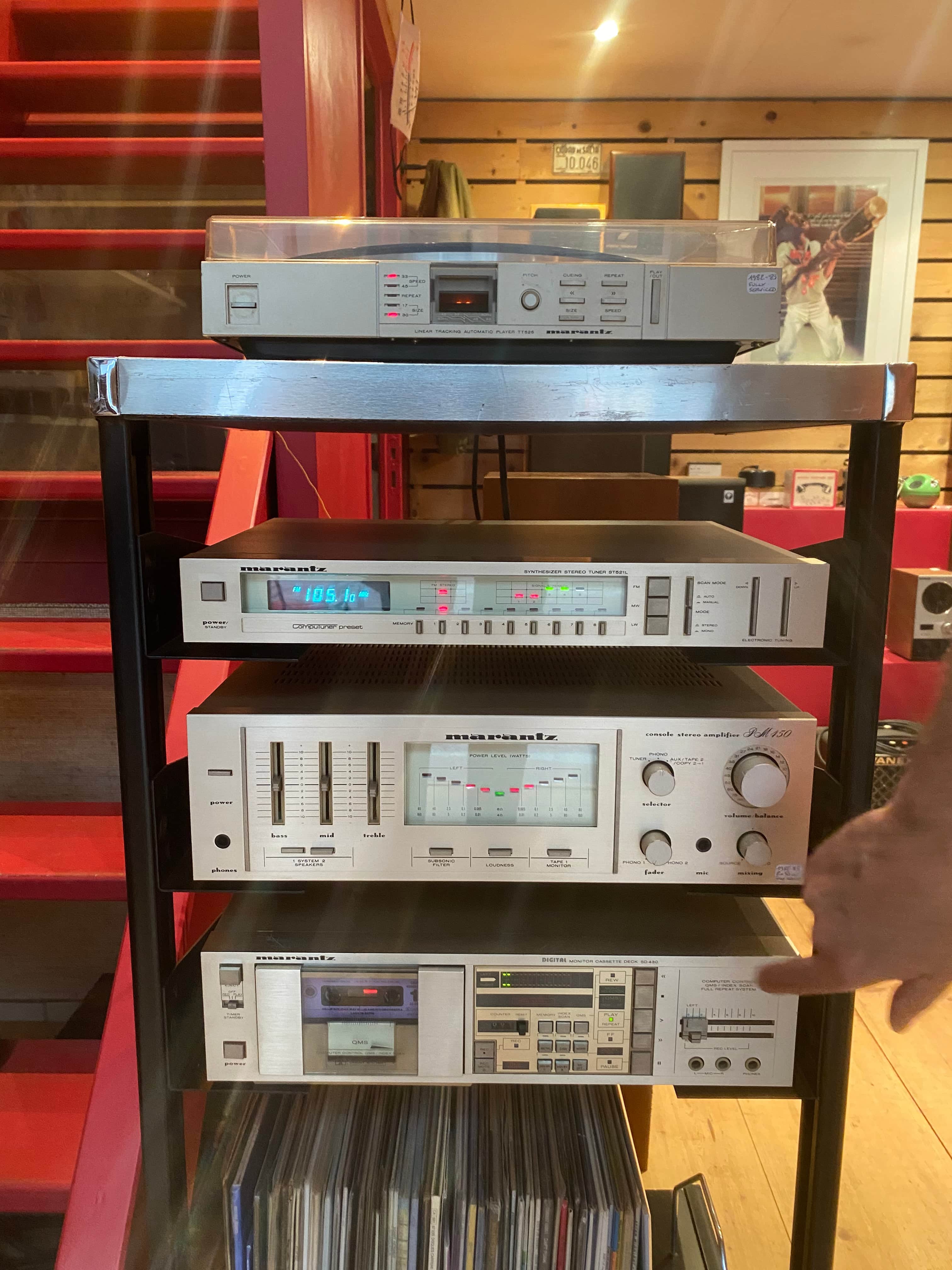 Ensemble Marantz TT525-PM450 — vue 1