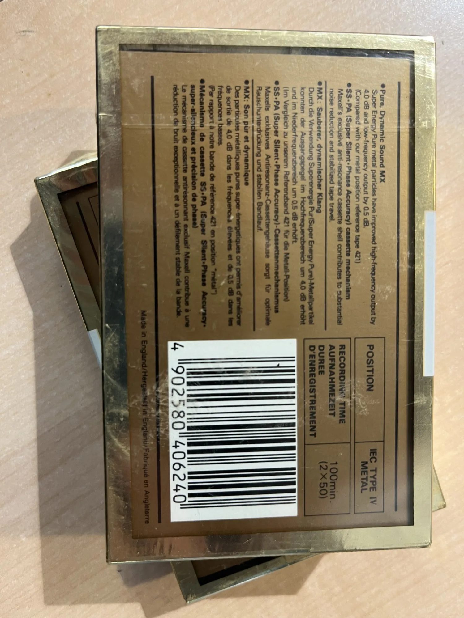 Maxell MX 100 — vue 2