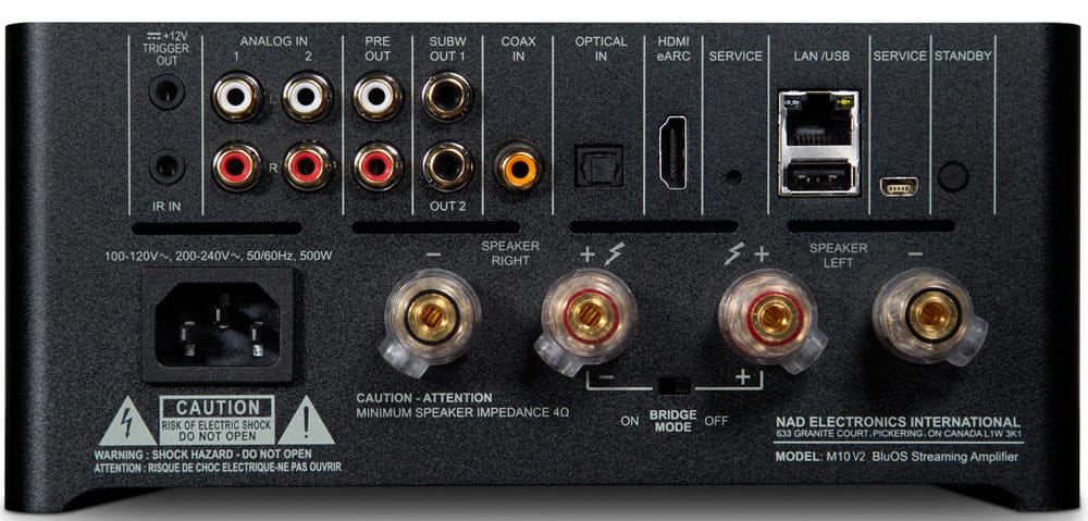 NAD M10 v3 — vue 2