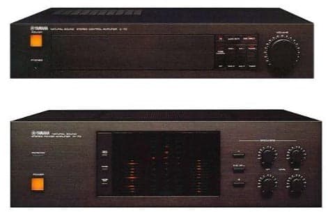 Yamaha C-70 et N-70 — vue 1