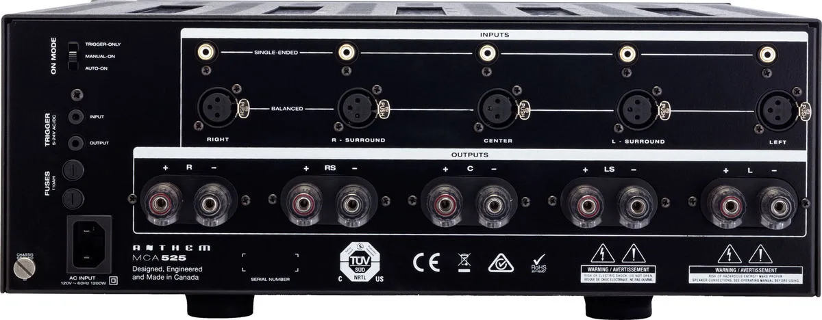 MCA 525 V2, vue 2