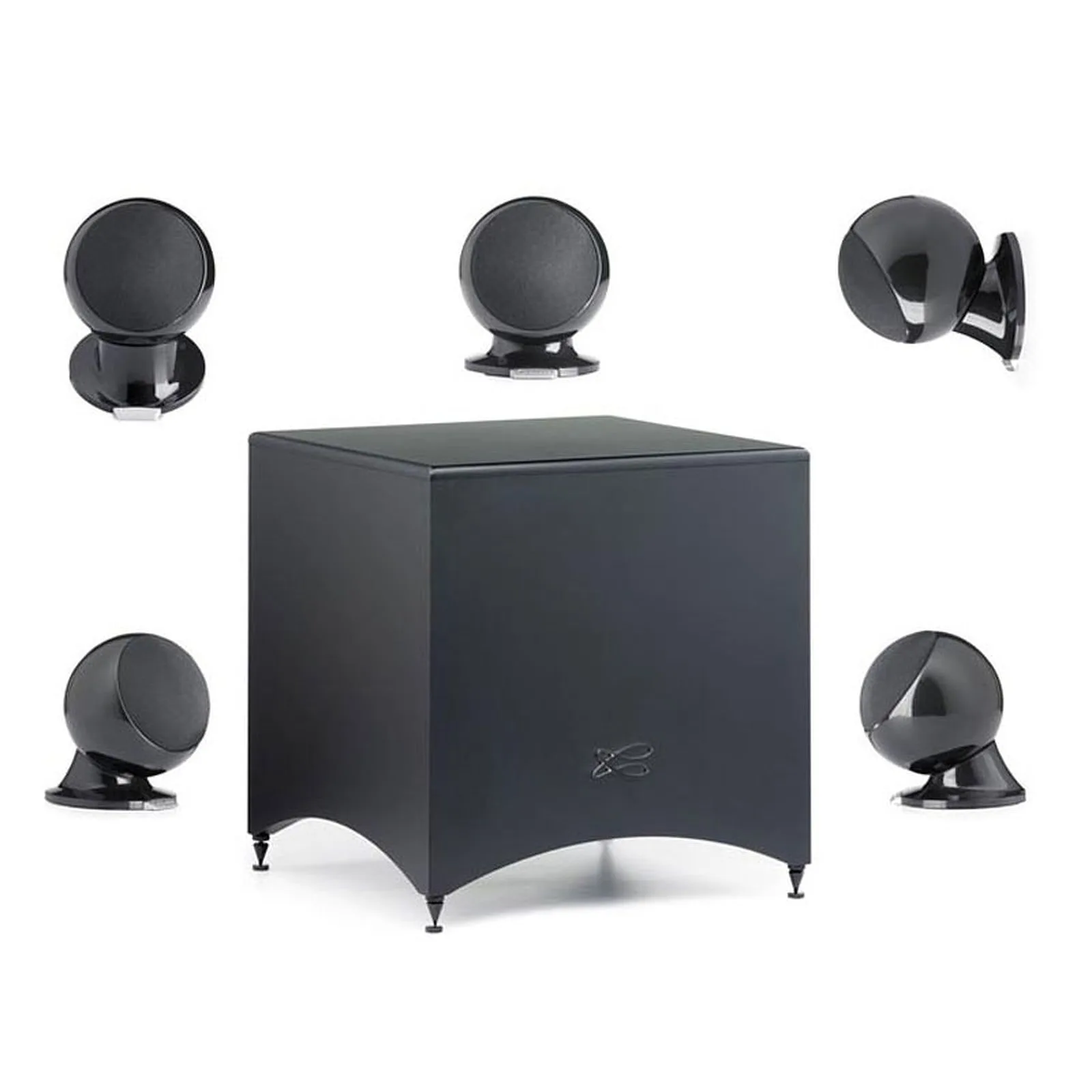 Pack 5.1 Alcyone 2 Noir, vue 1