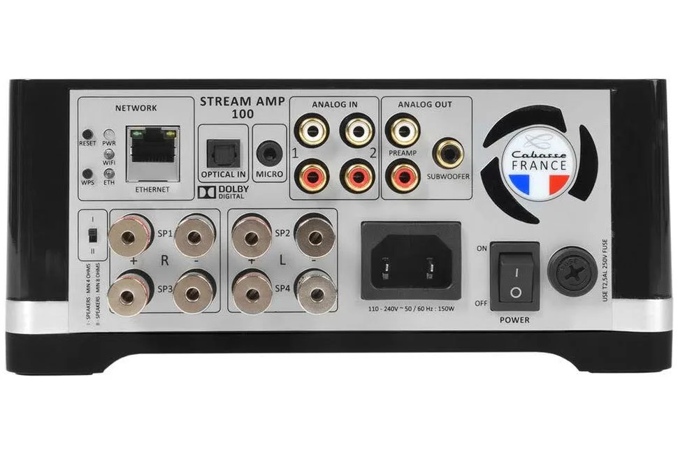 Stream AMP 100, vue 2