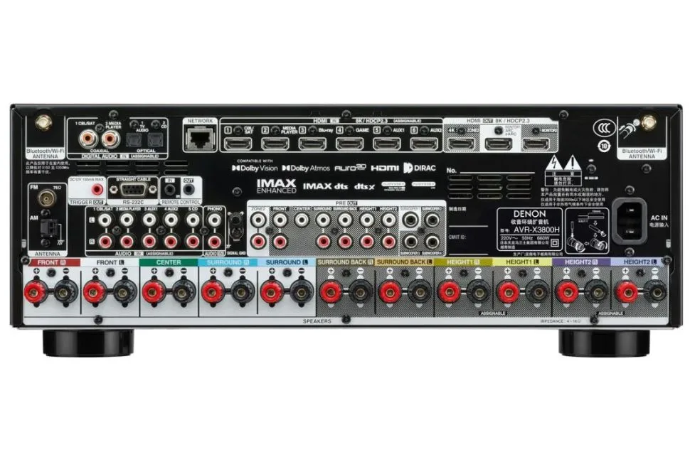 AVC-X3800H, vue 2