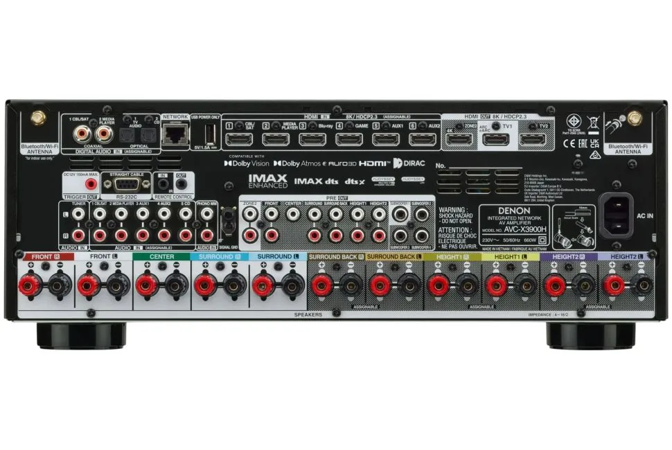 AVC-X3900H, vue 3