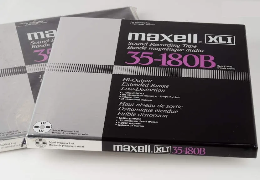 Bandes magnétiques Maxell 35-180B — vue 1
