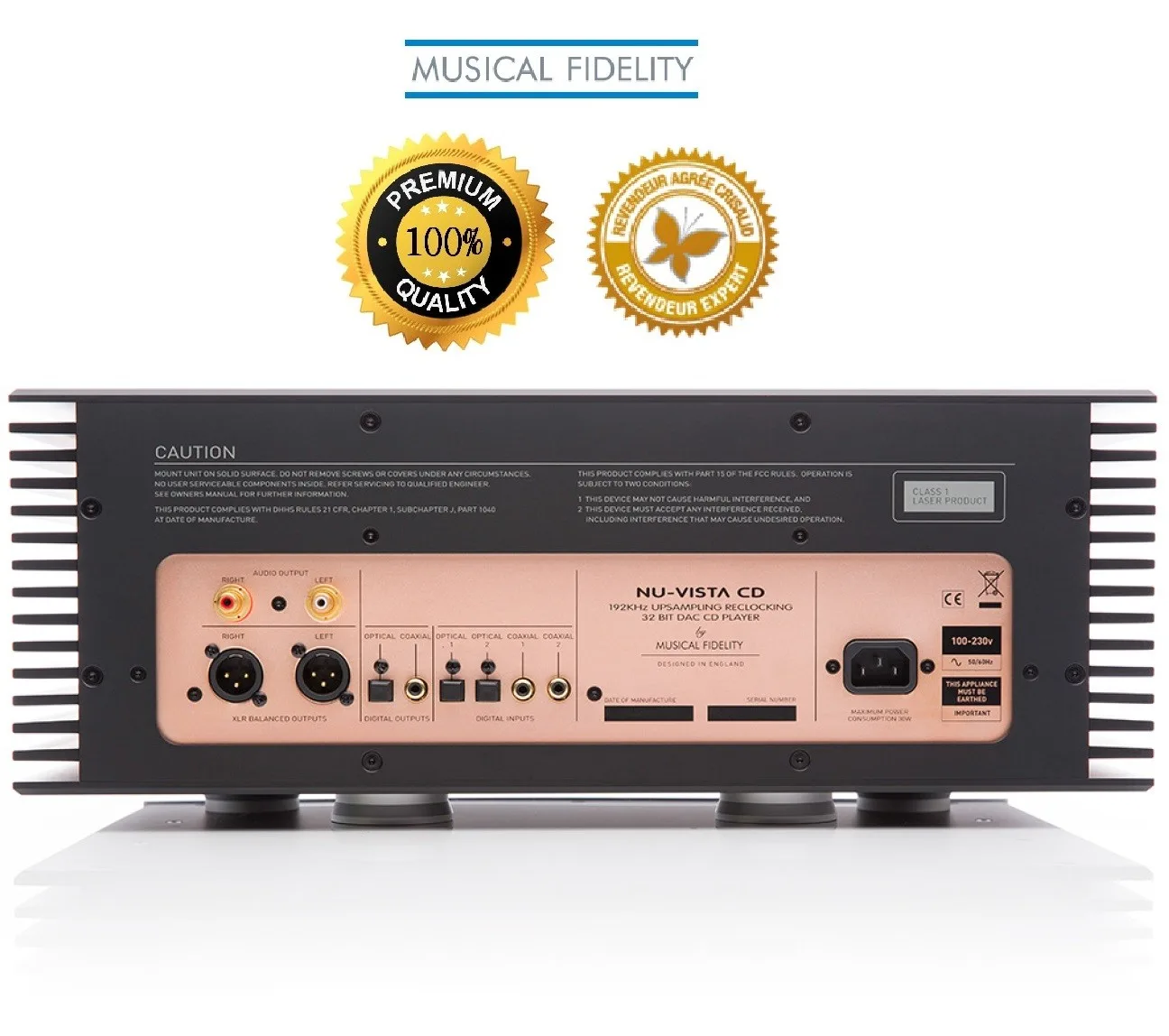 NU-VISTA CD / DAC, vue 2