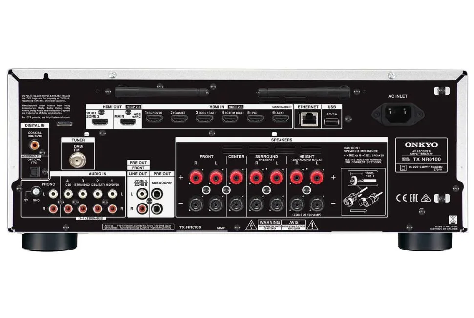 TX-NR6100, vue 3