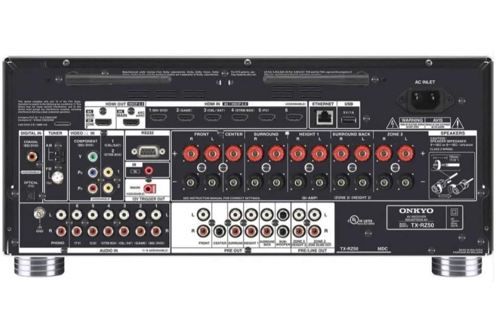 TX-RZ50, vue 2
