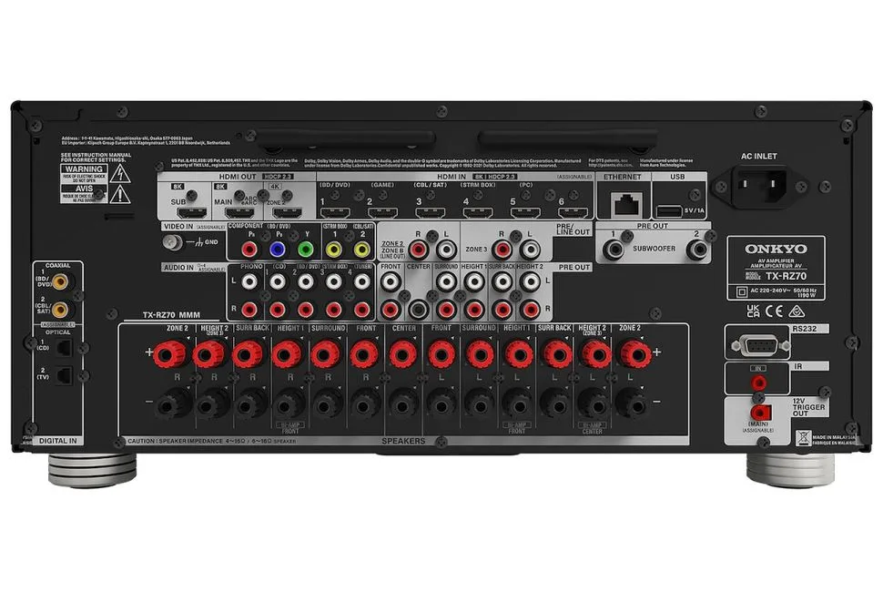 TX-RZ70, vue 3