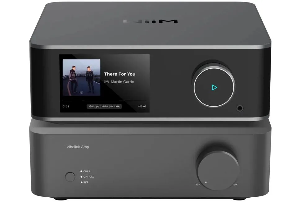 Pack WiiM Ultra Anthracite + Vibelink Amp, vue 1