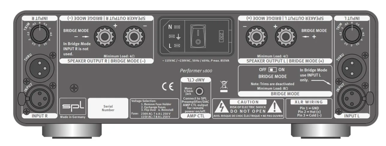 Performer S800, vue 2